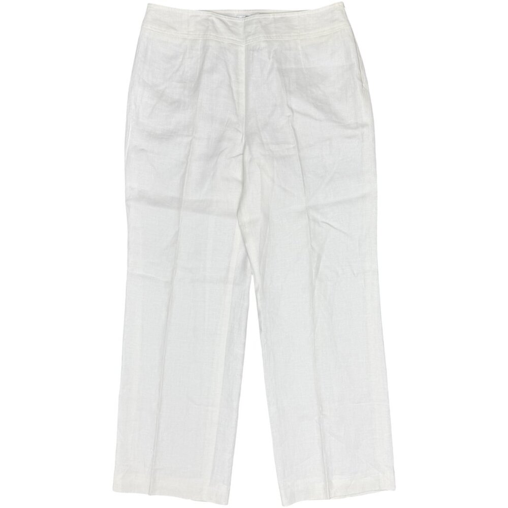 TALBOTS Women’s NEW Irish‎ Linen Lined Pants Ivory | Size 14